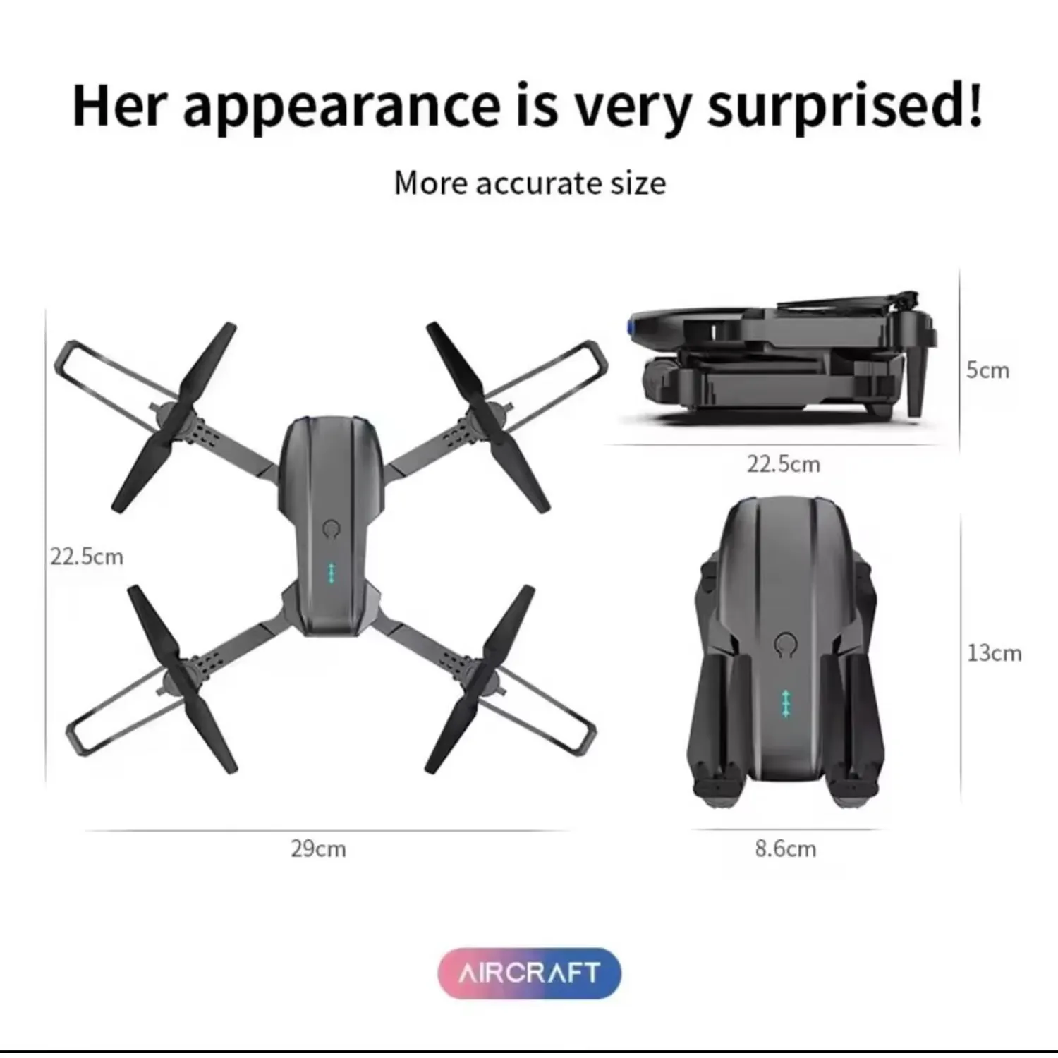 Drone E99 Pro K13 Max con Doble Camara HD incluye Estuche y Repuestos